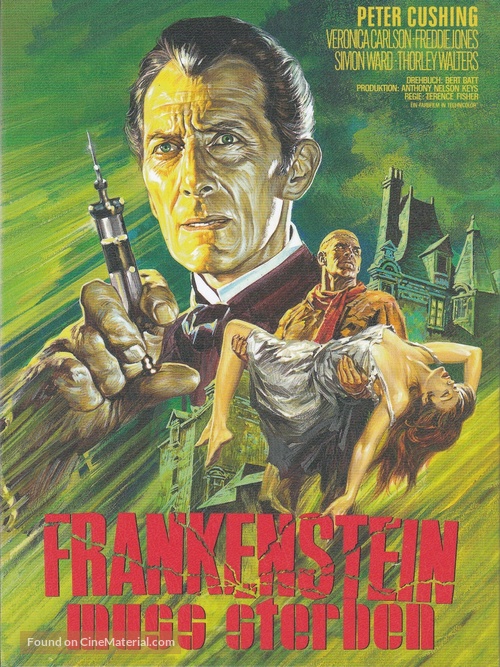 Frankenstein Must Be Destroyed - German Blu-Ray movie cover