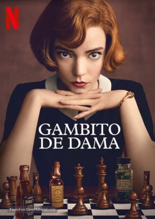 &quot;The Queen&#039;s Gambit&quot; - Spanish Video on demand movie cover