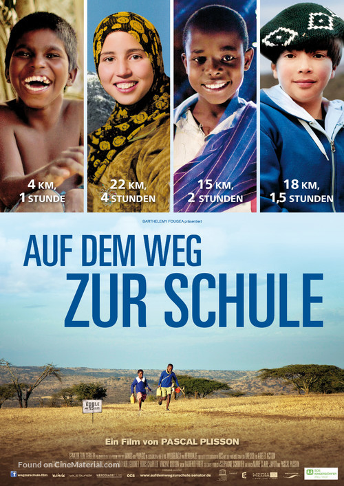 Sur le chemin de l&#039;&eacute;cole - German Movie Poster