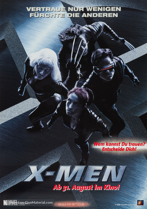 X-Men - German Movie Poster