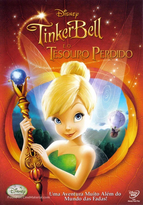 Tinker Bell and the Lost Treasure - Brazilian DVD movie cover