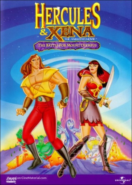 Hercules and Xena - The Animated Movie: The Battle for Mount Olympus - Movie Cover