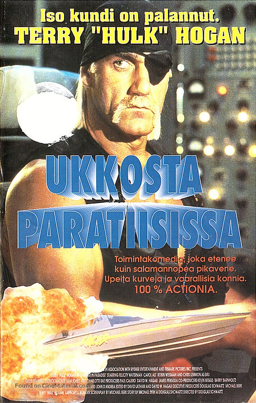 Thunder in Paradise - Finnish VHS movie cover