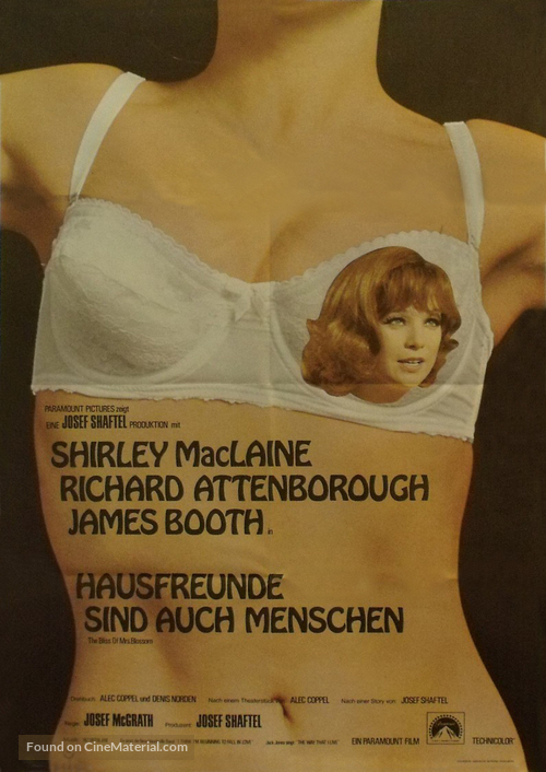 The Bliss of Mrs. Blossom - German Movie Poster