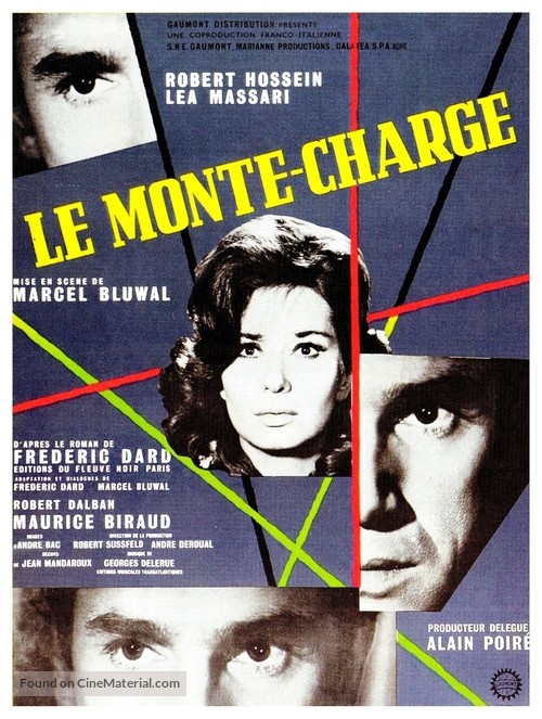 Le monte-Charge - French Movie Poster