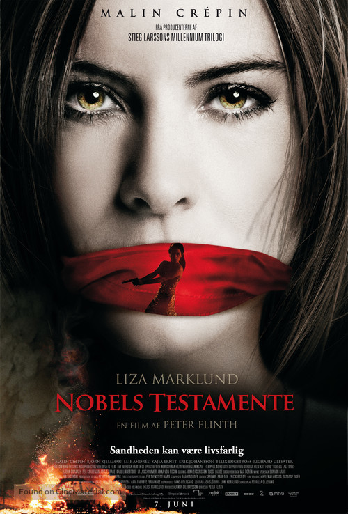 Nobels testamente - Danish Movie Poster