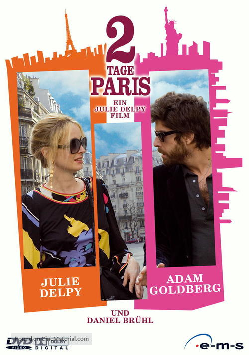2 Days in Paris - German DVD movie cover