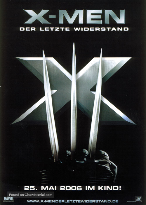 X-Men: The Last Stand - Swiss Movie Poster