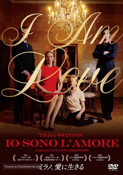 Io sono l&#039;amore - Japanese DVD movie cover