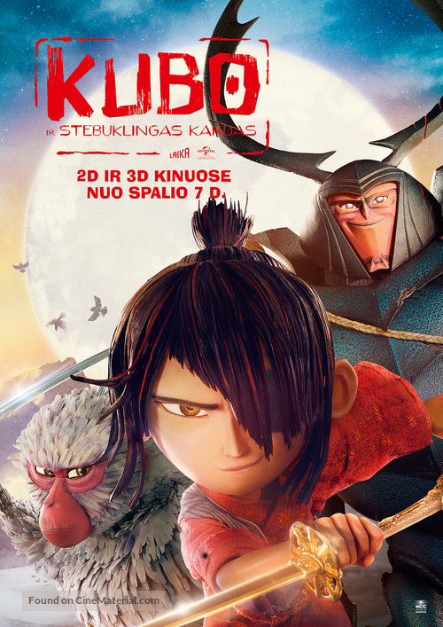 Kubo and the Two Strings - Lithuanian Movie Poster