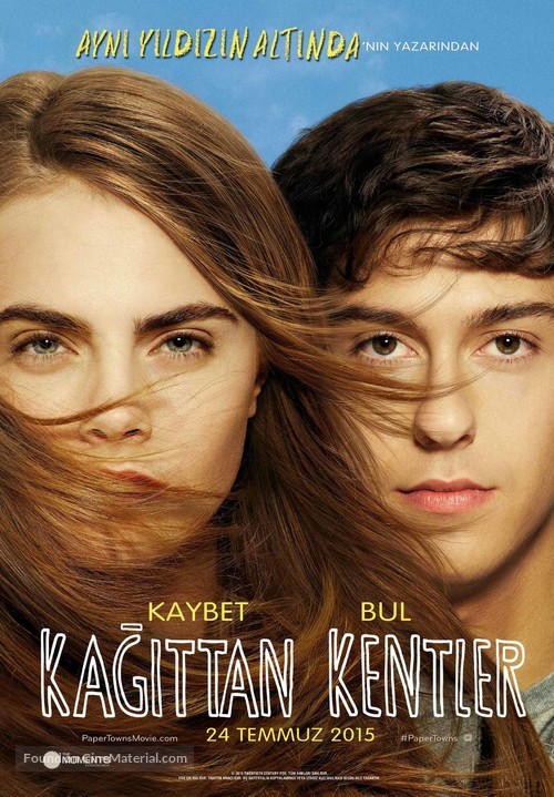 Paper Towns - Turkish Movie Poster