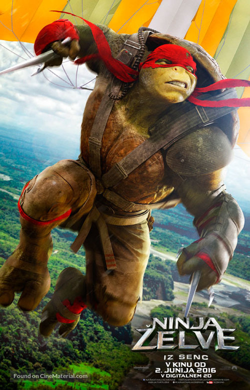 Teenage Mutant Ninja Turtles: Out of the Shadows - Slovenian Movie Poster