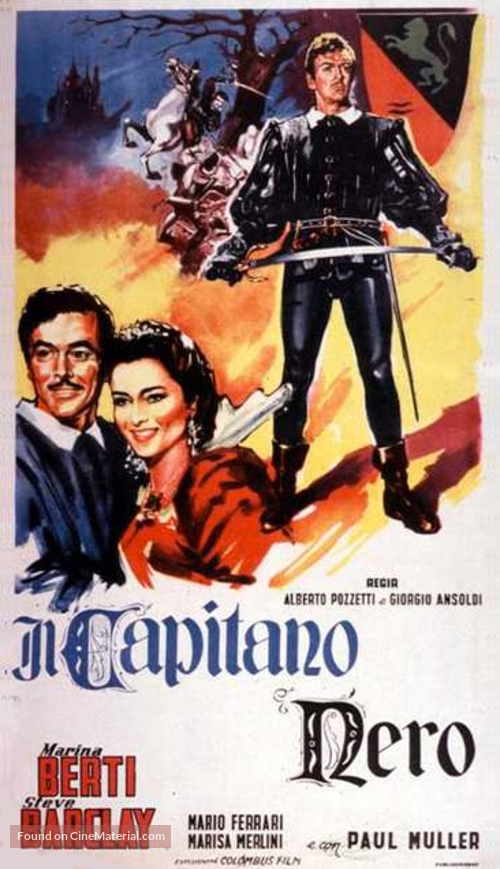 Il capitano nero - Italian Movie Poster