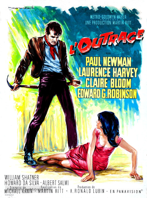 The Outrage - French Movie Poster