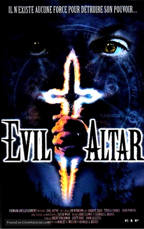 Evil Altar - French VHS movie cover