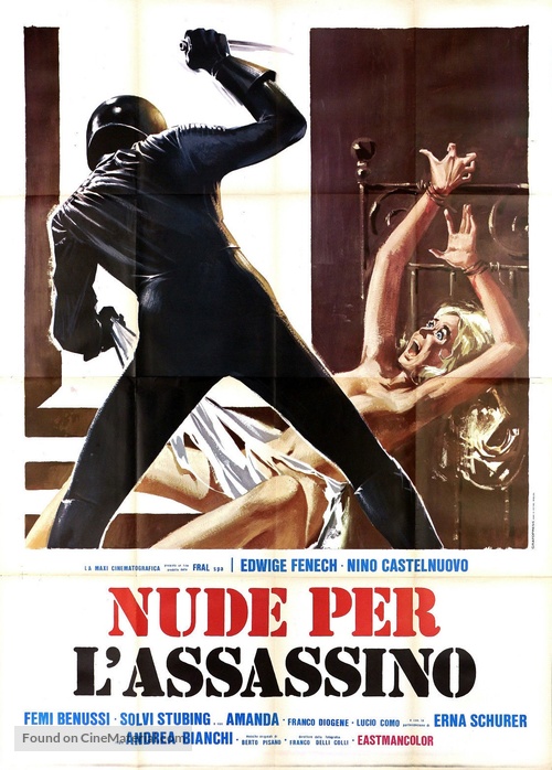 Nude per l&#039;assassino - Italian Movie Poster
