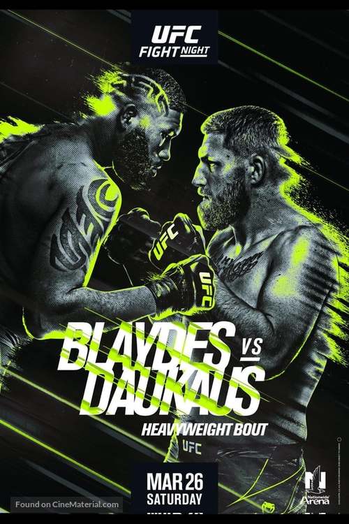 &quot;UFC on ESPN&quot; Blaydes vs. Daukaus - Movie Poster