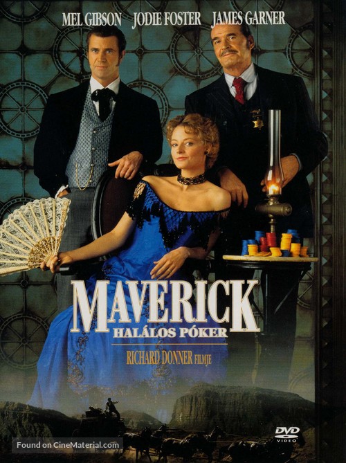 Maverick - Hungarian DVD movie cover