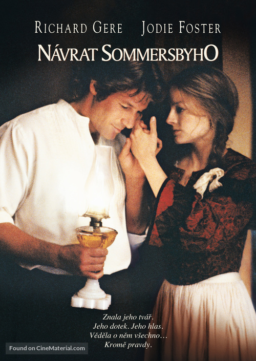 Sommersby - Czech DVD movie cover
