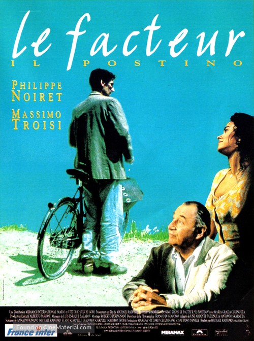 Postino, Il - French Movie Poster