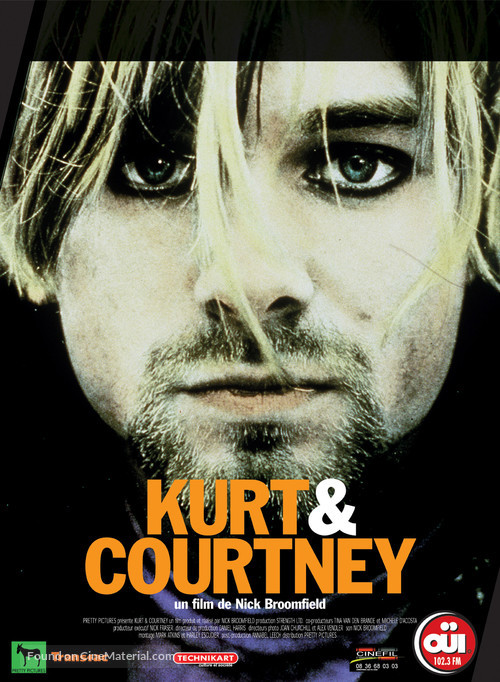 Kurt &amp; Courtney - French poster