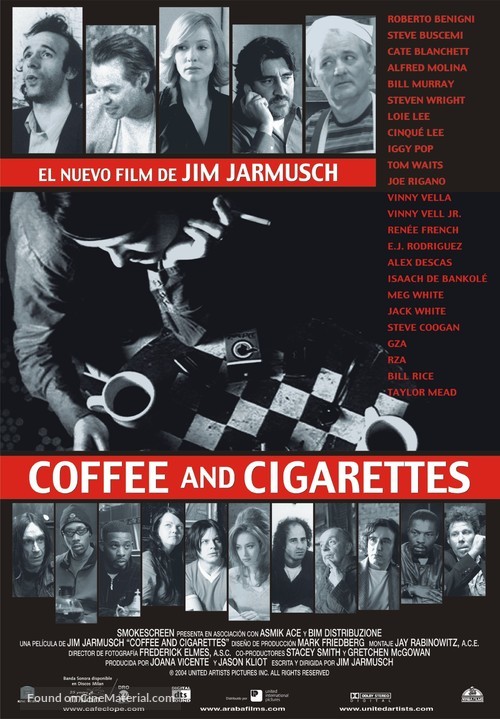 Coffee and Cigarettes - Spanish poster
