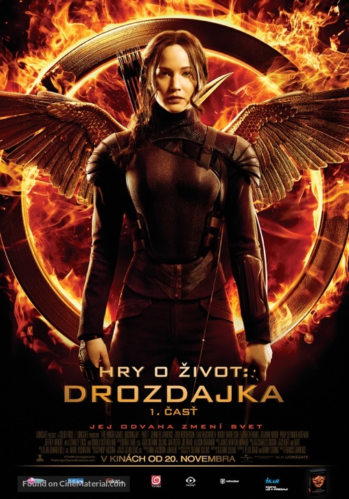 The Hunger Games: Mockingjay - Part 1 - Slovak Movie Poster