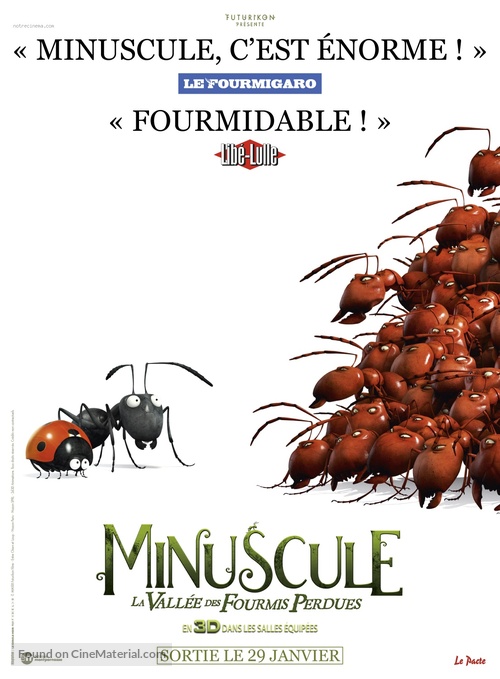 Minuscule - La vall&eacute;e des fourmis perdues - French Movie Poster