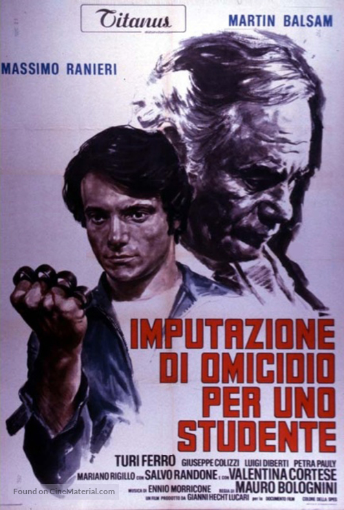 Imputazione di omicidio per uno studente - Italian Movie Poster