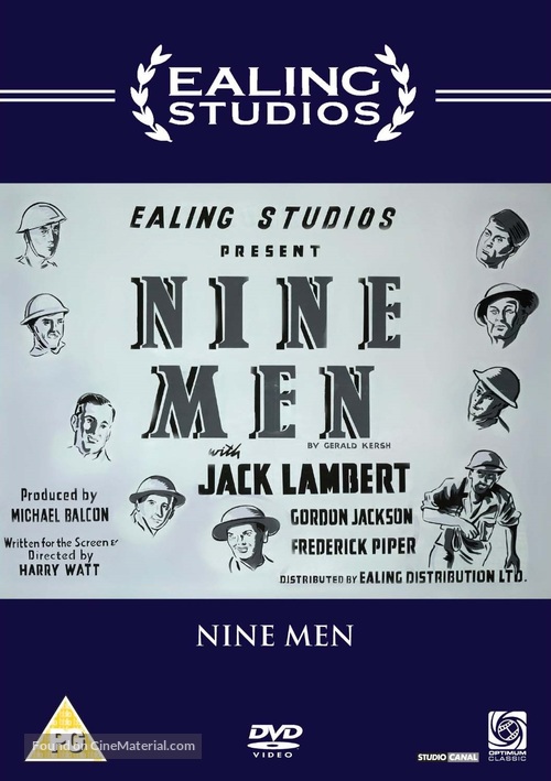 Nine Men - British Movie Cover