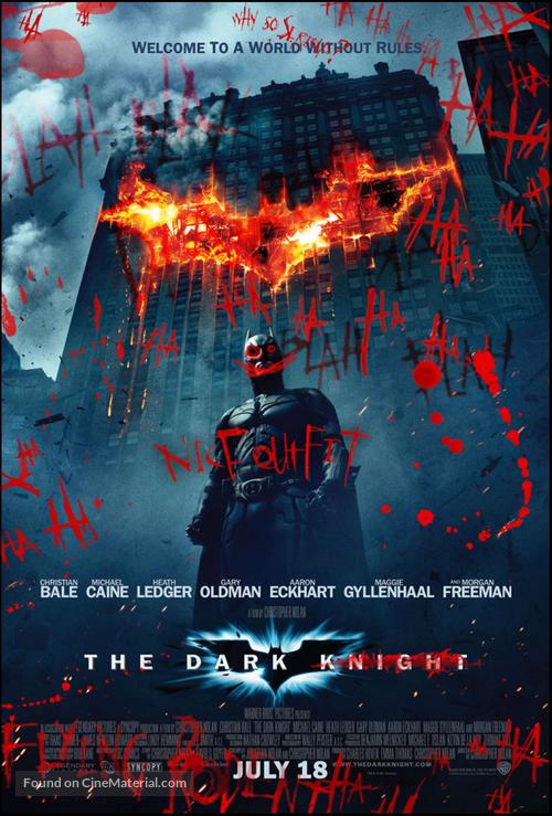 The Dark Knight - Never printed movie poster