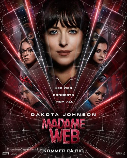 Madame Web - Swedish Movie Poster