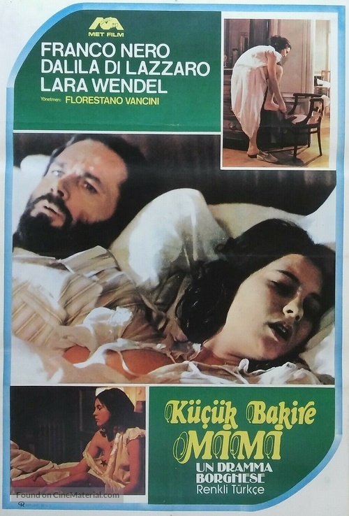 Un dramma borghese - Turkish Movie Poster