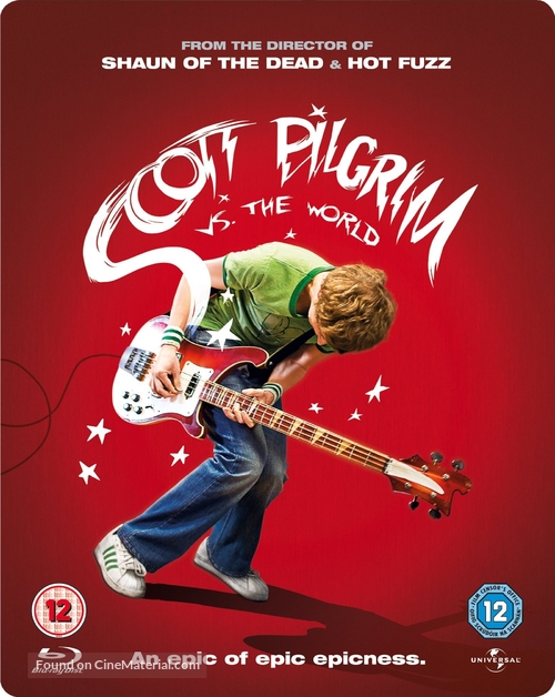 Scott Pilgrim vs. the World - British Blu-Ray movie cover