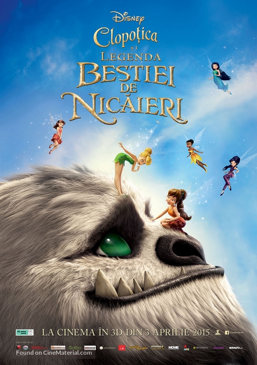 Tinker Bell and the Legend of the NeverBeast - Romanian Movie Poster