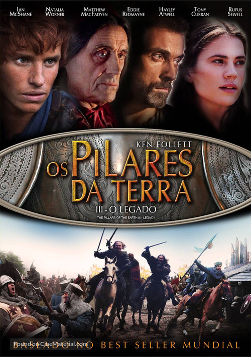 &quot;The Pillars of the Earth&quot; - Brazilian DVD movie cover