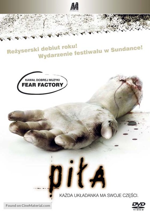 Saw - Polish DVD movie cover