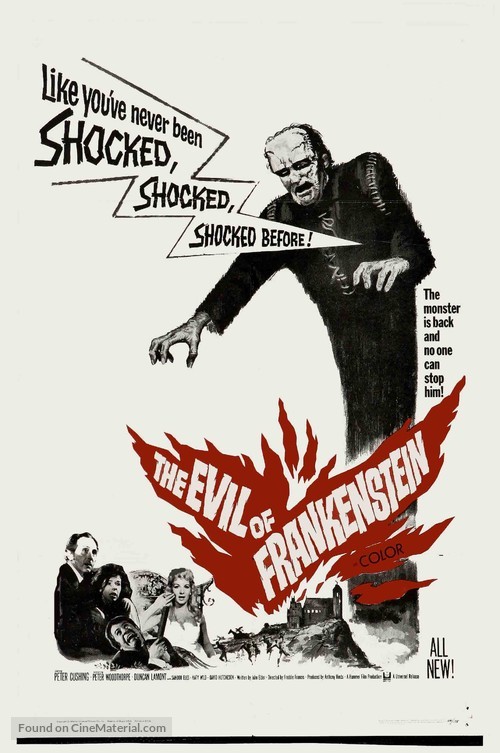 The Evil of Frankenstein - Movie Poster