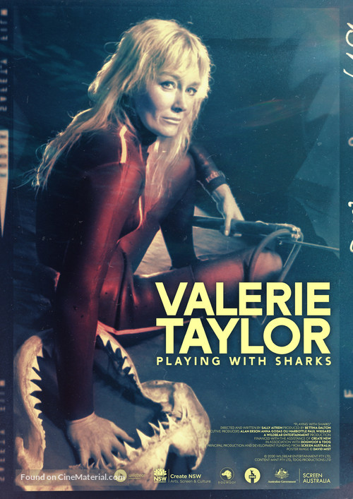 Playing with Sharks: The Valerie Taylor Story - Australian Movie Poster