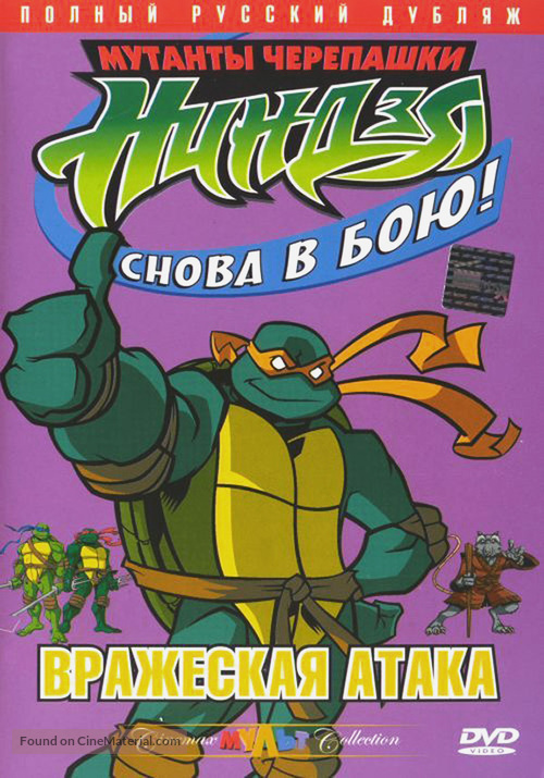 &quot;Teenage Mutant Ninja Turtles&quot; - Russian DVD movie cover