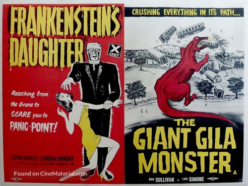 Frankenstein&#039;s Daughter - British Combo movie poster