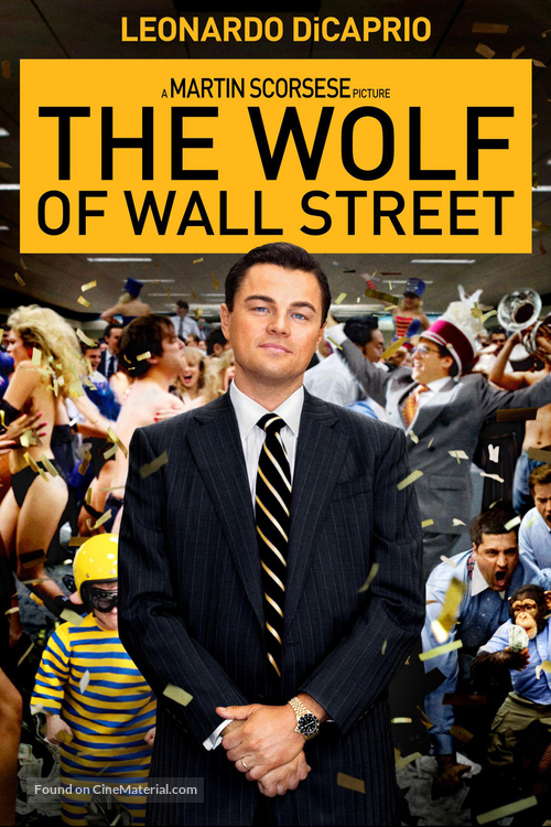 The Wolf of Wall Street - DVD movie cover