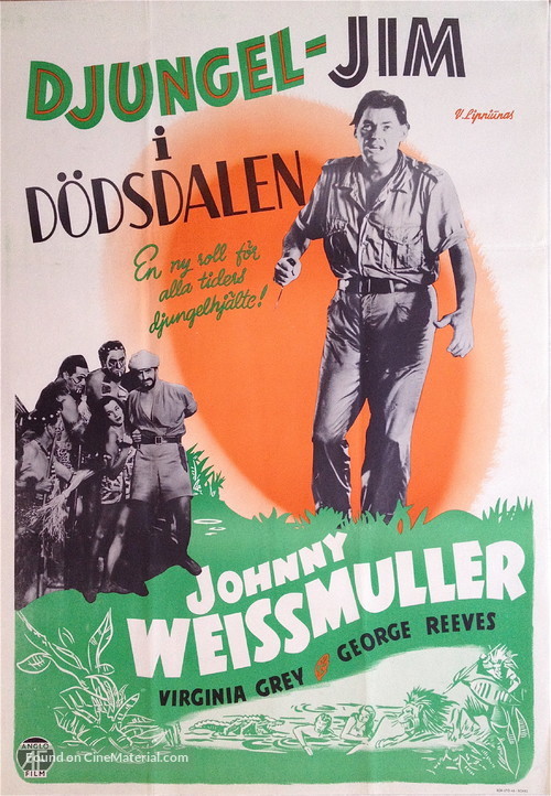 Jungle Jim - Swedish Movie Poster