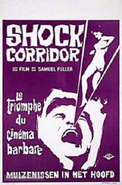 Shock Corridor - Belgian Movie Poster
