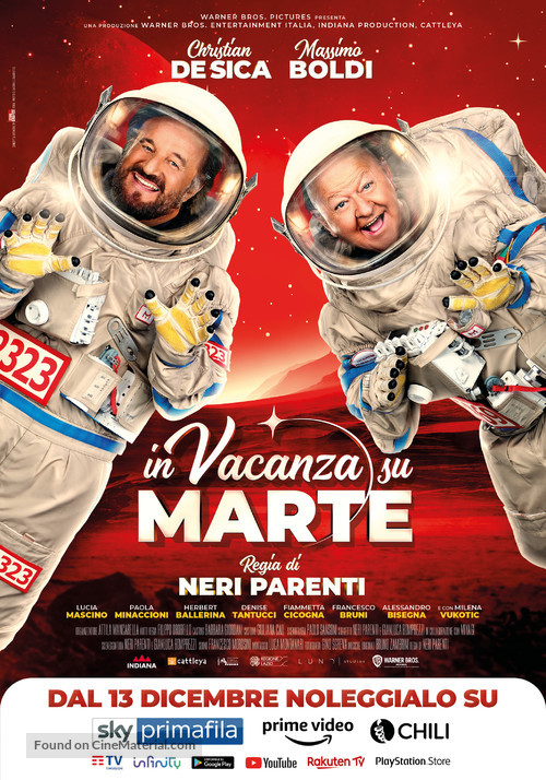 In vacanza su Marte - Italian Movie Poster