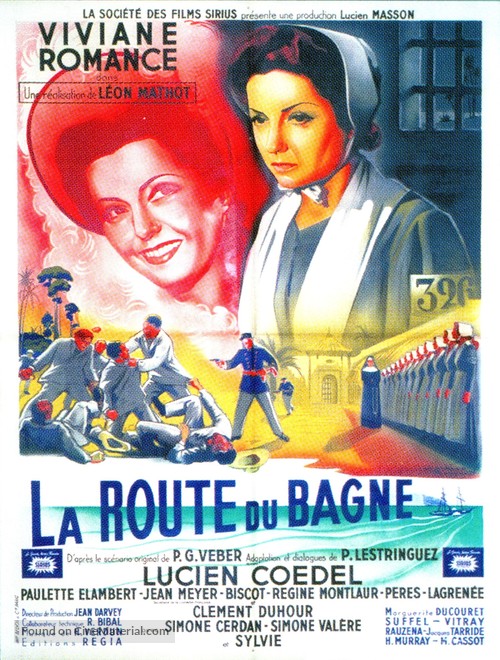 La route du bagne - French Movie Poster