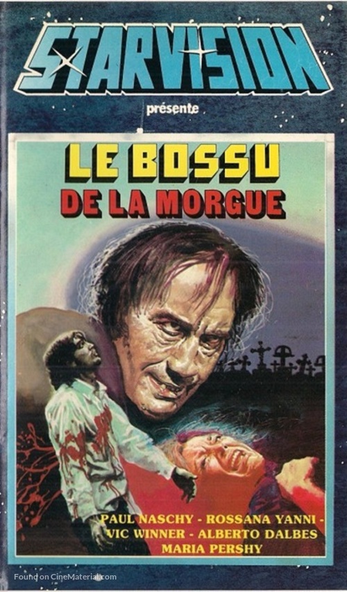 El jorobado de la Morgue - Canadian VHS movie cover