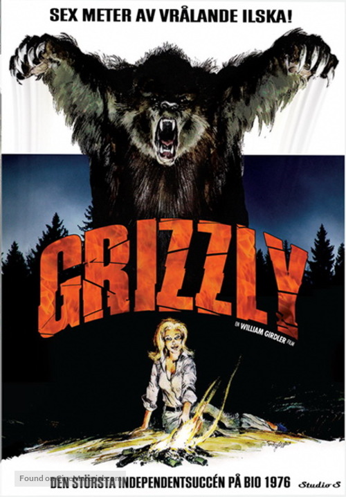 Grizzly - Swedish DVD movie cover