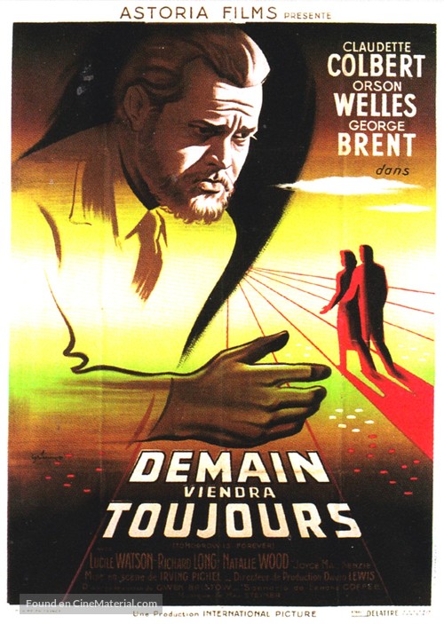 Tomorrow Is Forever - French Movie Poster