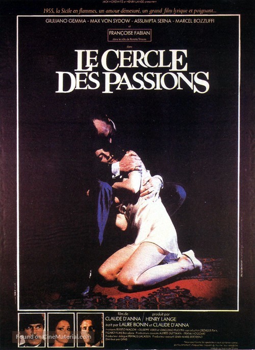 Le cercle des passions - French Movie Poster